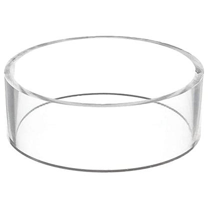 Acrylic Display Stand Clear Holder Plastic Round Display Stands for Golf Ball Baseball Softball Tennis Football Ball Storage Holder Rack