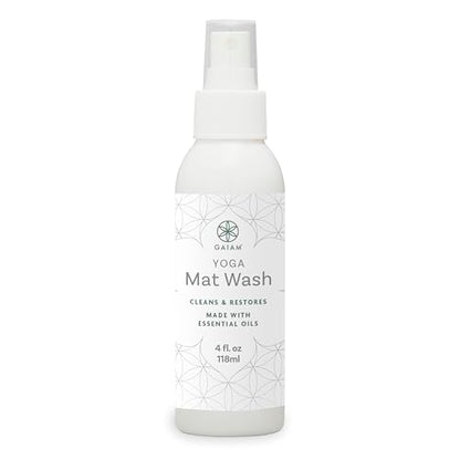 Gaiam Yoga Mat Cleaner Spray (4oz), Green
