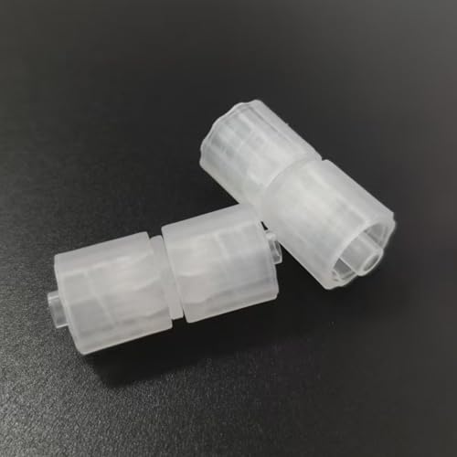 25pcs Fitting Luer Lock Adapter Coupler Male to Male PP Plastic for Laboratory Biochemical/Analytical Instruments, Food Machinery, Aquarium Equipment, Massage Equipment, Inkjet Printing