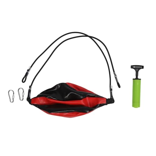 Generic Speed Bags for Boxing, Double End Bag Boxing with Adjustable Cord Inflator PU Leather Enhance Double End Punching Ball Boxing Training Equipment Double End Speed Boxing,