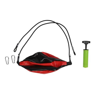 Generic Speed Bags for Boxing, Double End Bag Boxing with Adjustable Cord Inflator PU Leather Enhance Double End Punching Ball Boxing Training Equipment Double End Speed Boxing,