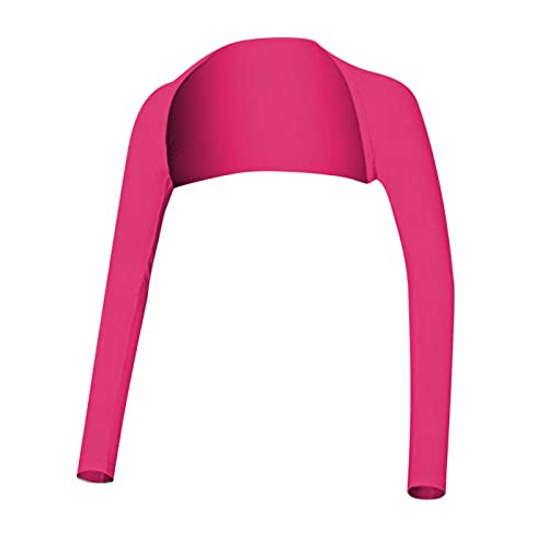 Advanced Cooling Shawl Arm Sleeve Sun Protection Comfortable & Breathable for Women Men - color: Rose, size: Small