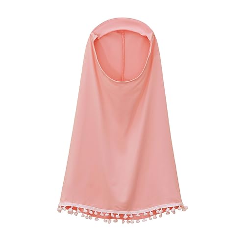 Prayer Set for Muslim Kid Girls Two Pieces Set Skirt Scarf, with a Prayer Rug and Rosary, Suitable East Dubai Clothes - color: Pink, size: 12-18 Months