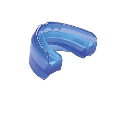 Shock Doctor Braces Football Mouth Guard, Upper and Lower Teeth. Convertible, Ultra Double Protection, Comfortable and Durable Mouthguard. - color: Blue