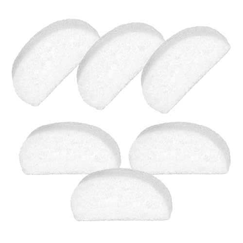 Delapan Fish Fine Foam Pre-Filter Sponges for Canister Filters Fluval 104 105 106 107 204 205 206 207 Aquarium Quick-Clear Filter Pads, 6 Pack