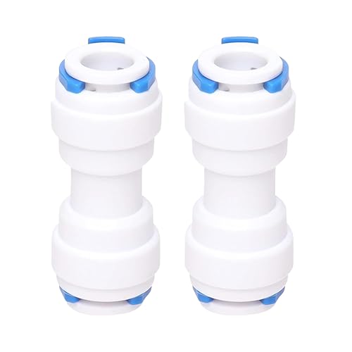 2PCS WR02X11330 Water Line Tube Connector Unit 5/16“ x 5/16”with Replacement Part 963908 AP3414915 WR02X10471 WR2X11330