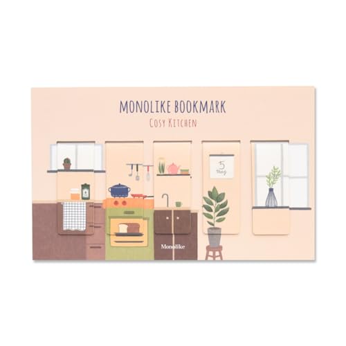 Monolike Magnetic Bookmarks Cosy Kitchen, Set of 5 - color: Cosy Kitchen