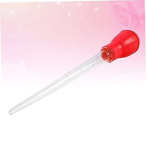 Happyyami Aquarium Tools Pipette 50ml Red Fish Cleaning Device for Fish Tank and Aquarium Cleaning - color: Red, size: Size 3