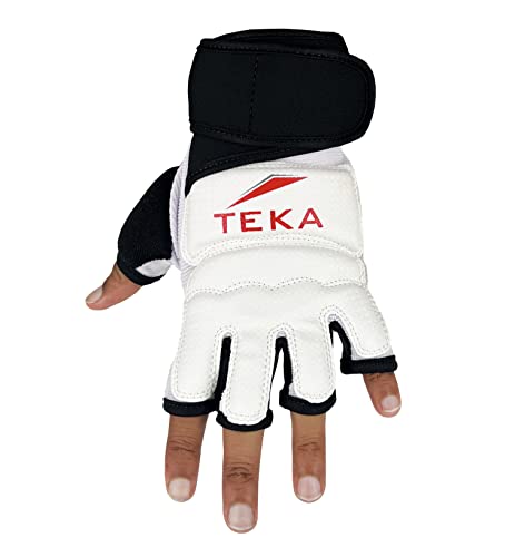Teka Taekwondo Punch Bag Training Gloves, MMA Grappling Gloves for Sparring Martial Arts Boxing Training for Adults and Kids - size: Large