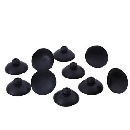 20pcs Black Soft Silicone Suction Cup Clip Sucker Holder Fish Aquarium Tank