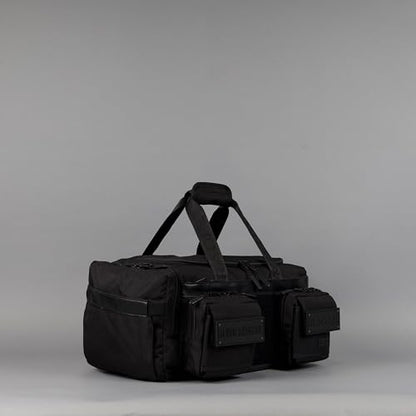 WOLFpak 30L Perfect Duffle Bag (Nightshade) Tactical Gym Bag Hardshell Base 1000D Waterproof Travel Carry On with Shoe Compartment, Dual Cup Holders, Laptop Sleeve & Molle Straps - color: Nightshade