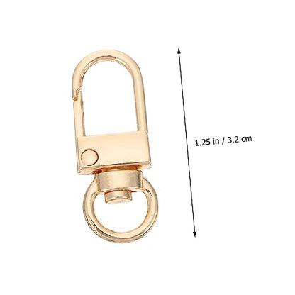 Housoutil 15pcs Heavy Duty Metal Lobster Claw Clasp Set for DIY Projects Keychains and Bag Accessories Sturdy Swivel Snap Hook for Crafting and Outdoor Use