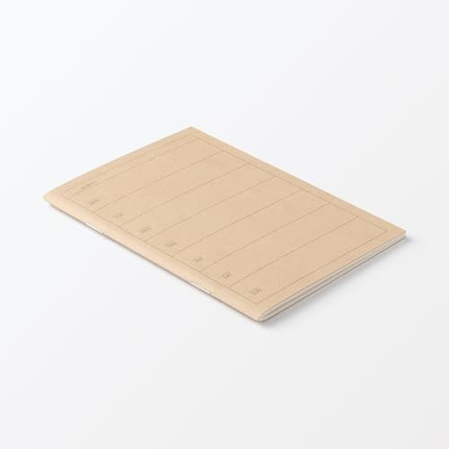 Muji 84925283 Weekly Notebook, A6, 32 Sheets - size: A6, style: Weekly