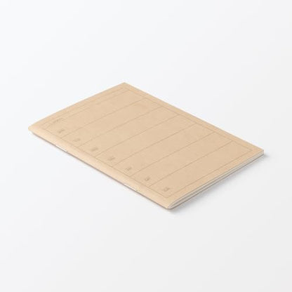 Muji 84925283 Weekly Notebook, A6, 32 Sheets - size: A6, style: Weekly