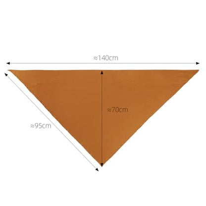 Soft Modal Lightweight Triangle Scarf Shawls Hijab for Muslim Ramadan Women Turban Headwrap Scarves - color: Army Green