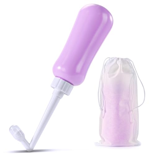 Portable Bidet Travel Large Capacity 15.8oz Personal Toilet Handheld Purple - color: Purple