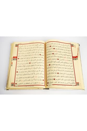 Quran Book Large Size Velvet Cover Special Box Arabic Text for Muslims - Purple