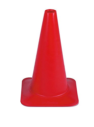 Cortina Sport Cone, Polyethylene 03-500-36, 18" Height, Red - size: 18"