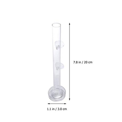 POPETPOP Feeder with Plate Shrimp Dish Feeder Container for Shrimp Tropical Fish African Dwarf Frog Aquarium Fish Tank - size: 20x3x3cm