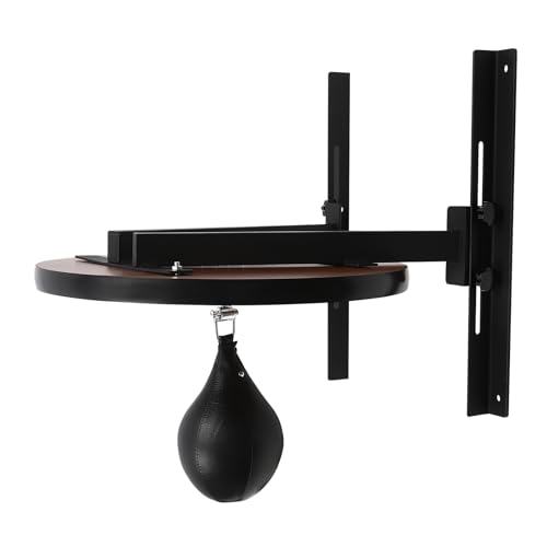 Speed Bag Platform, Adjustable Height Punching Bag, Household Boxing Speed Bag, 360° Swivel Punching Training Set, Wall-Mounted Boxing Fitness Kit for Gyms/Boxing Gyms/Martial Arts Gyms