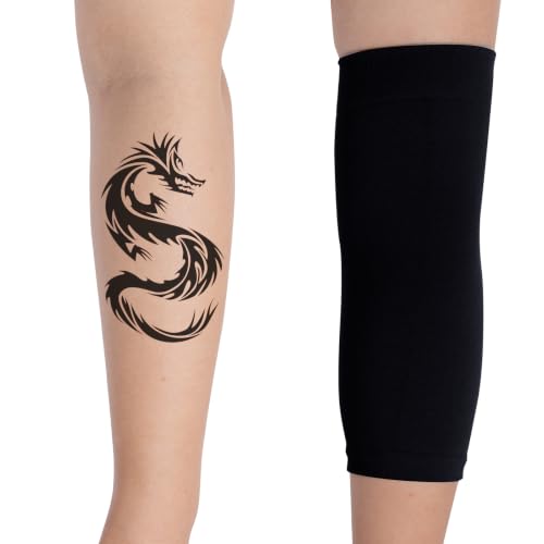 HOVEOX 3 Pairs Tattoo Cover Up Sleeves Tattoo Arm Sleeve Cover for Woman - color: Black, Nude, White