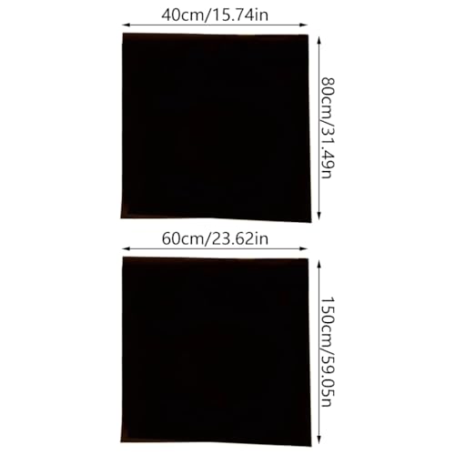 Black Fish Tanks Background Film Sticker Paper Cling Decals Sticker Accessories