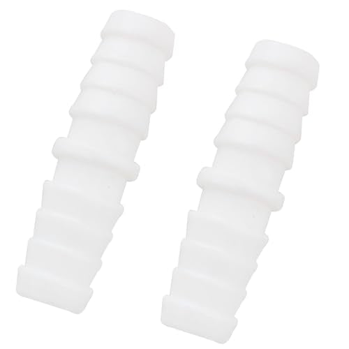 CHENJIN 10PCS Plastic Barb Hose 3/8 inch with 20pcs 10-16mm Stainless Steel Clamps Straight Pipe Pagoda Fitting For Fish Tank Spigot Gas Liquid Air