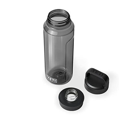 YETI Yonder Water Bottle with Yonder Chug Cap, Lightweight, Leakproof and BPA-Free - color: Charcoal, style: 34oz