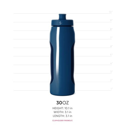 Simple Modern Rally Squeeze Plastic Water Bottle | 30oz Locking Leakproof Cup for Gym, Sports, Electrolytes, Travel | Slumberland Mix - color: -Slumberland Mix