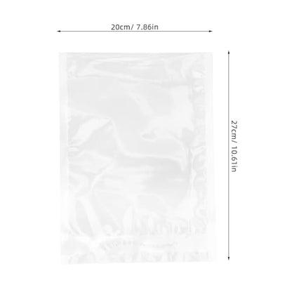 100pcs 20x27cm Aquarium Fish Transport Bags with Oxygen Filling Food Grade Live Fish Shipping Pouches for Fry and Seafood Packaging