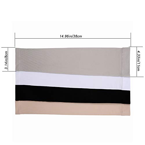 Arm Sleeves for Women Men Hand Cover Cooling Compression Arm Sleeve Tattoo Cover Up Sleeves to Cover Arm Warmers - color: Nude