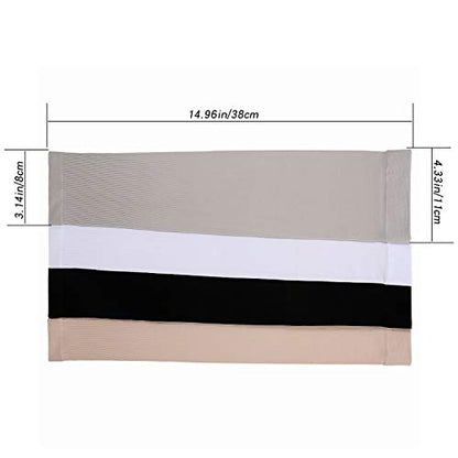 Arm Sleeves for Women Men Hand Cover Cooling Compression Arm Sleeve Tattoo Cover Up Sleeves to Cover Arm Warmers - color: Nude