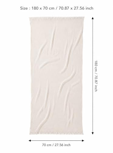 Cotton Linen Plain Hijab Scarf For Women,Muslim Viscose Crinkle Edge With Fringe,Summer Beach Wrap Headwraps Shawl - color: 29#white