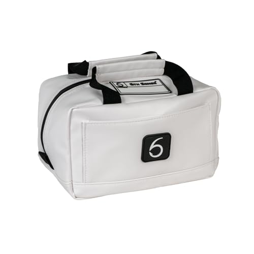 6th Sense Fishing Small Bait Bag - Durable Soft-Sided Storage for Bass, Salt Water, and Crappie Fishing (White) - color: White