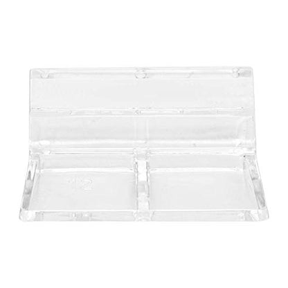 TOPINCN 20Pcs Aquarium Glass Cover Clip Acrylic Holder Support Clamp Accessory Acrylic Aquarium Cover Clip Aquarium Lid Clips Universal Lid Clips for Aquarium Fish (8mm) - size: 8mm