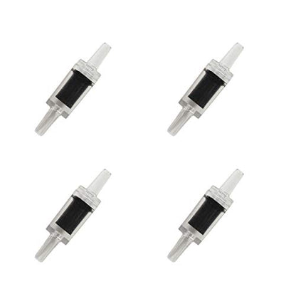 Aquarium 50 Feet Standard 3/16" Black Flexible Airline Tubing | Black Plastic Connectors, For Fish Tank, Terrariums, Hydroponics - size: 50 Feet with connectors