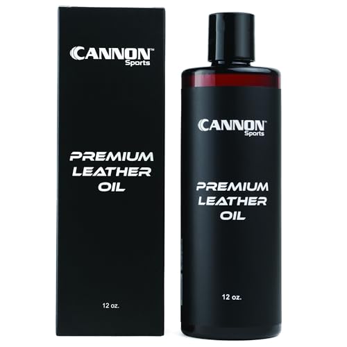 Cannon Sports Premium Baseball Glove Oil - Restores, Protects, Conditions, Softens, Waterproofs – All-Natural Ingredients - For Baseball Gloves, Softball Gloves, Other Leather Sports Gear & Much More