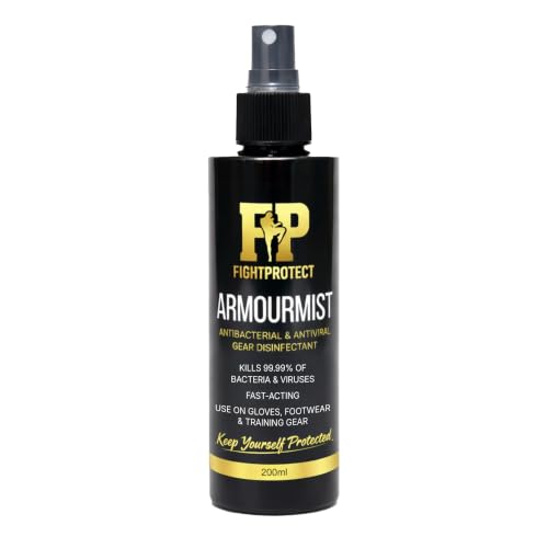 ArmourMist Sports Gear Cleaning Spray 6.76 fl oz – Deep Cleans Sweat and Grime from Boxing Gloves, MMA Gear & Gym Equipment – Fast Acting Formula