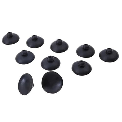 20pcs Black Soft Silicone Suction Cup Clip Sucker Holder Fish Aquarium Tank