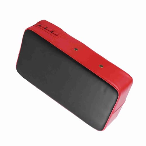 Punching Pads Kicking Strike Handheld Foot Target for Taekwondo Karate Training Indoor Outdoor - color: Red