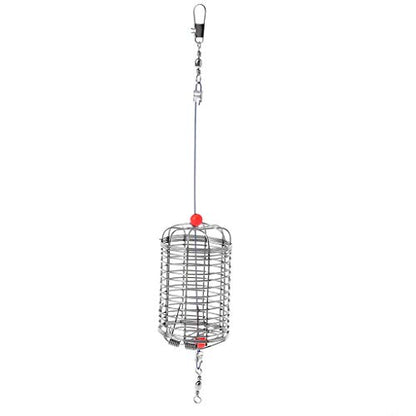 Aquarium Feeding Bowl with Hook Shrimp Feeding Dish Stainless Steel Cage Basket for Small Fish Shrimp Benthic Animal