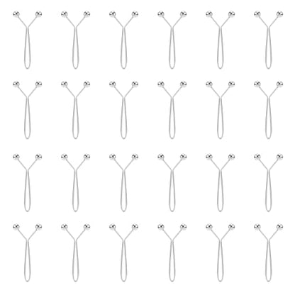 24pcs Hijab Pins for Women, Fashion Exquisite Shawl Scarf Clip Muslim Hijab Clips Safety Brooch Pin Buttons for Women Headscarf Wedding Dress Sweater Jewelry Accessories (Silver)