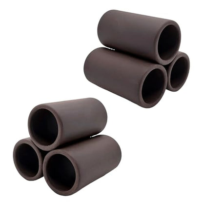 M2cbridge Ceramic Shrimp Dome Hide Shelters Swim Holes Shrimp Habitat Breeding Tube (2PCS Purple Pipe) - color: 2pcs Purple Pipe