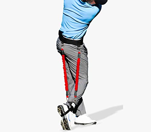 VPX Golf Swing Launch Training Aid, Increases Driver & Iron Distance, Ball Flight, Spin, Improves Alignment, Putting, Timer, Club Sequencing, For Men, Women, Kids, Range, Indoor, Outdoor, On Nets, Mat - size: Waist LRG (32"-56"), style: Height MED (5'3" t
