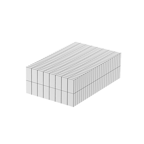 Mini N52 Magnet Blocks - 6x3x1.5mm - 400 Pack, Small Strong Neodymium Bar Magnets, Powerful Rare Earth Magnets, Tiny Strong Neodymium Block Magnet for Crafts Kitchen DIY Tool Storage - size: 6x3x1.5mm w/o adhesive