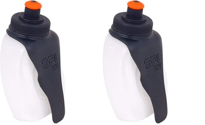 SPIbelt Running Water Bottle, H2O Hydration Companion, 8oz BPA-Free Sports Water Bottle – No Bounce, Leak-Proof Design, Clips to Running Belts or Shorts, Lightweight Fitness Water Bottle (Pack of 2) - size: 8 Ounces (Pack of 2)