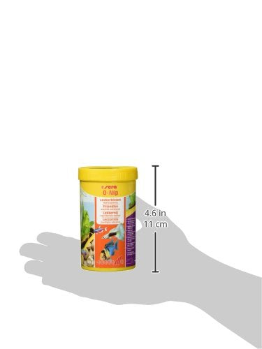 Sera O-Nip Nature 265 Tabs 8.45 oz | Complete Feed for All Ornamental Fish | Adhesive Tablets Stick to the Aquarium Glass | High Protein | No Dyes & Preservatives | with Bloodworms, Krill & Tubifex - size: 6 Ounce (Pack of 1)