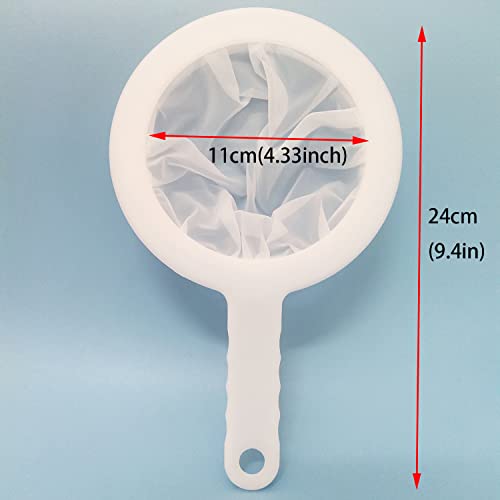 200 Mesh Baby Brine Shrimp Net - Collect Artemia Copepod Sieve for Hatchery