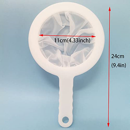 200 Mesh Baby Brine Shrimp Net - Collect Artemia Copepod Sieve for Hatchery