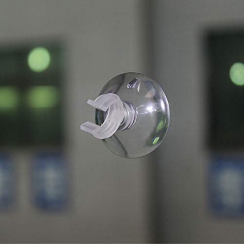 uxcell Aquarium Suction Cup Clips Airline Tube Holders Clamps for Fish Tank Clear 13mm 12Pcs - size: 13mm
